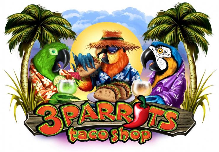 3 Parrots